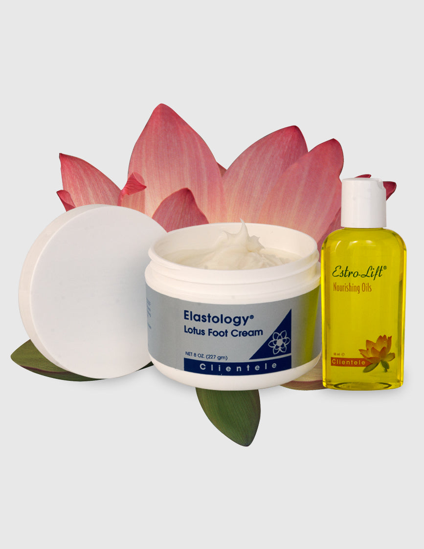Body Beautiful Duo (Special Offer––Save $25––Lotus Foot Cream & Nourishing Oils 2oz)