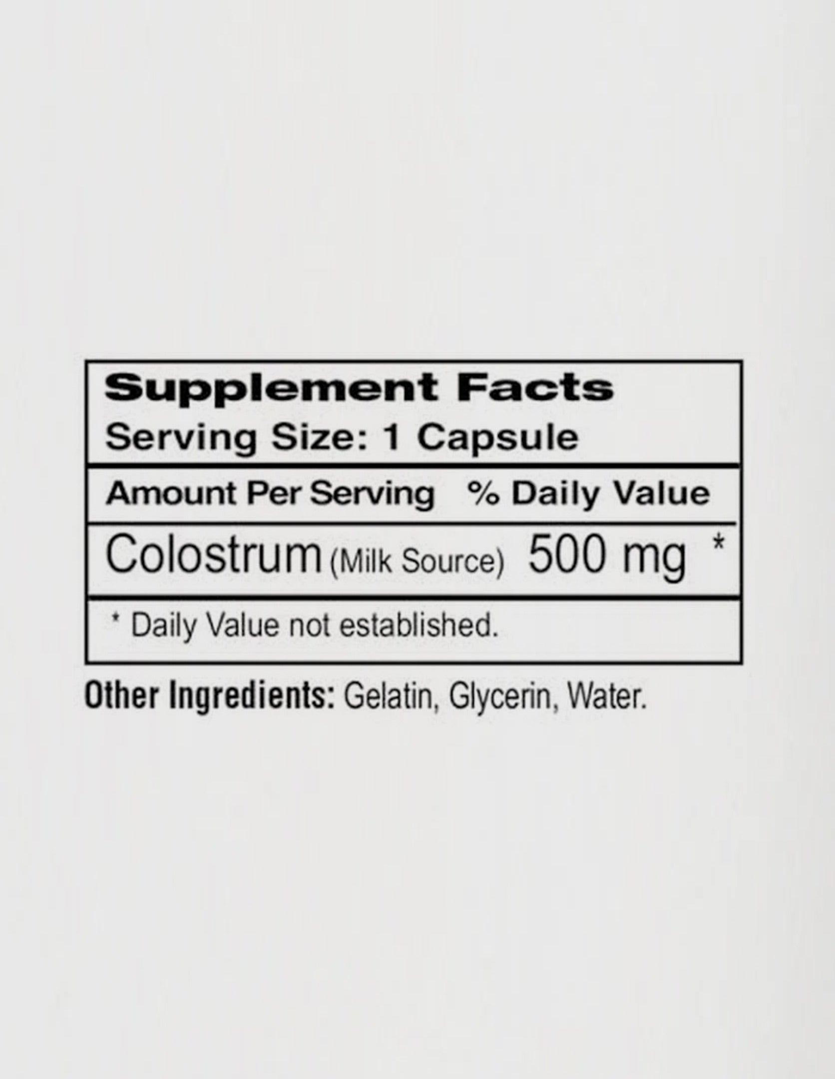 Colostrum Immune Factors
